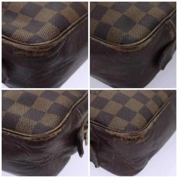 LOUIS VUITTON Damier Ebene Trousse Toilette25 Clutch Bag N47624 LV Auth 90282 - Picture 16 of 16